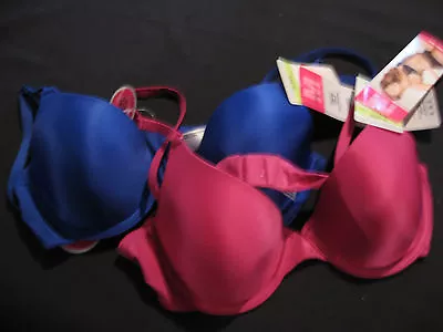 Maidenform 7959 One Fabulous Fit Demi Underwire Bra Blue Or Pink 34B   NWT • $17.95