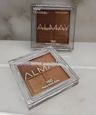 2 -Almay Eyeshadow Quad #150 Pure Gold Baby. • $9.75