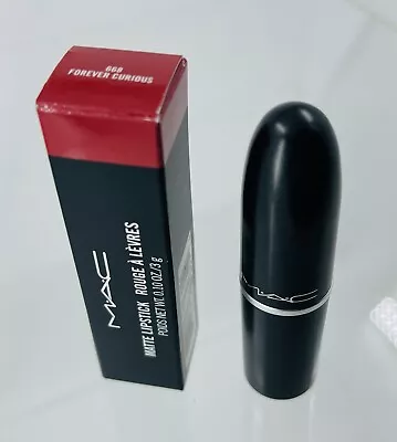 Mac Matte LipStick .10 OZ 668 Forever Curious New In Box Full Size • $12