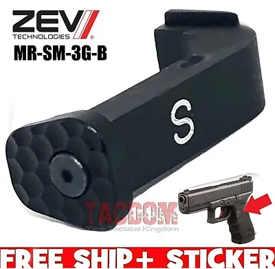 ZEV Technologies For Glok GEN 1 2 3 SMALL Frame Extended Release Magazine Black • $41.89