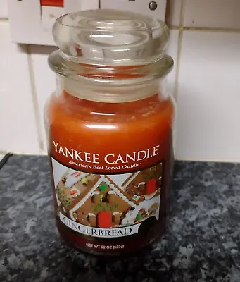 Yankee Candle   Gingerbread   SUPER RARE Large 623g  NEW  • £39.99