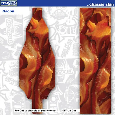 RC Car Chassis Skin  (1) 18mil Outdoor  OR (1) 12mil Indoor-Bacon • $17.70