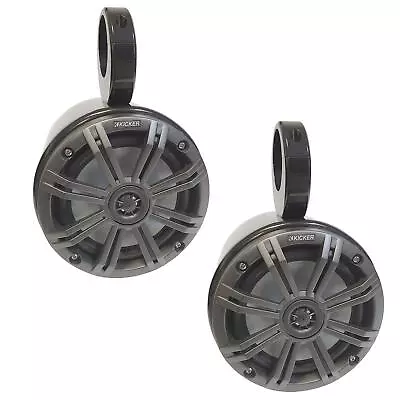 £299.99 • Buy Wakeboarding Tower KICKER 6.5 Inch Speaker And Bullet Pod Set SEPARATES - Grey