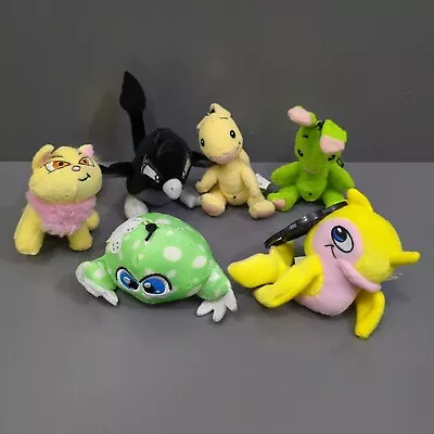 Lot Of 6 Neopets Plush 4  Stuffed Animal McDonald's Toys Yellow Green Black • $9.99