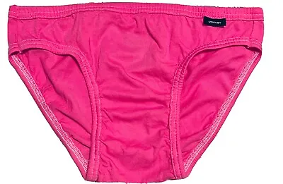 Men's Jockey Bikini Briefs: Neon Pink • $14.50