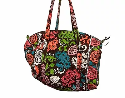 Vera Bradley Lola Large Womens Quilted Duffel Bag Gym Beach Multi-Color Retired • $15.96
