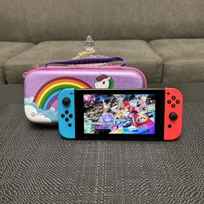 $199 • Buy Nintendo Switch Game Console And Joy Cons Series 2 With Case