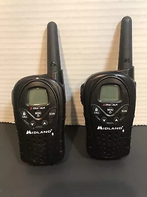 Midland XT24 22-Channel With 24-Mile Range 2 Pack Walkie Talkies - Works Great! • $14.88