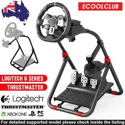 Racing Simulator Steering Wheel Stand HORI Logitech G923 G920 G29 Thrustmaster • $108.09