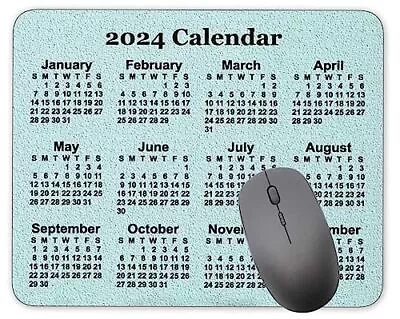 2024 Calendar Mouse Pad Natural Rubber Mouse Pad Quality Creative Gaming Mouse • $16.99