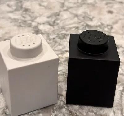 LEGO Black & White Salt & Pepper Shakers 85075 - 2013 • $8