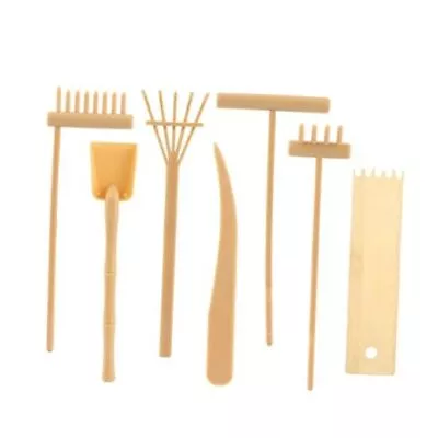 7 PCS Mini Zen Garden Rakes Meditation Sand Mini Zen Garden Rake Tools  • $17.64