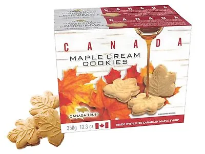 CANADA TRUE MAPLE CREAM COOKIES 48 Cookies Total/24 Per Pack 100% Real Canadian • $71.99