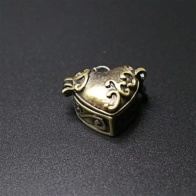 Vintage Heart Urn Necklace For Men - Memorial Keepsake Pendant • $8.19