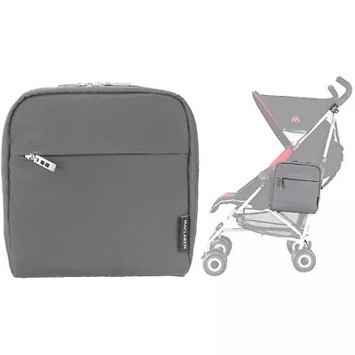 £14.95 • Buy Maclaren Universal Insulated Pushchair Pannier Carry Bag - Charcoal Grey Storage