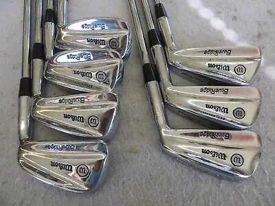 Nice Vintage Wilson Sam Snead Blue Ridge 3-pw Iron Set Reg/steel Men Rh (no 8) • $59.95