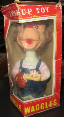 £4.92 • Buy Vintage ALPS WIGGLE WAGGLES Wind Up TOY MONKEY - Japan - With Box