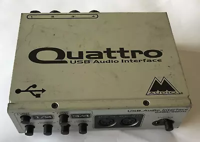 M-Audio Quattro USB Audio Interface / No Adapter • $25