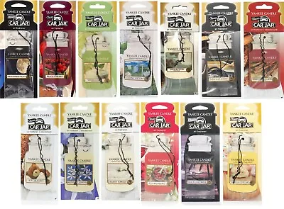 Yankee Candle Car Jar Car Van Jeep Office Home Air Freshener *Choice Of Scents* • £3.50