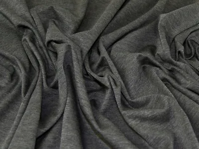 £6.99 • Buy Ponte Roma Double Knit Fabric Grey - Per Metre