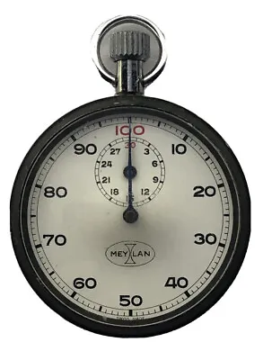 Vintage Meylan Mey Lan Mechanical Stop Watch Working • $44.95