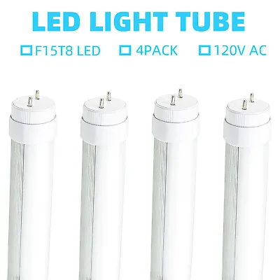 F15T8 LED Tube Light 120v 5500k 18  (17-3/4  Actual Length) 7W (15W Equivalent)  • $159.49