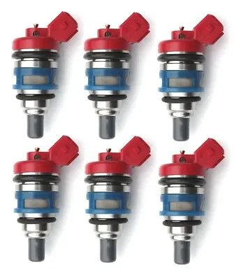 $320.27 • Buy 6 Fuel Injectors For NISSAN Z32 300ZX 89-94 VG30DE 275cc NA Phase 1 Type