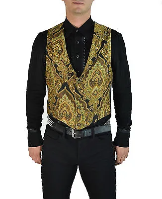 Shrine Gothic Aristocrat Jacket Vest Victorian Tapestry Steampunk Carnival • $99