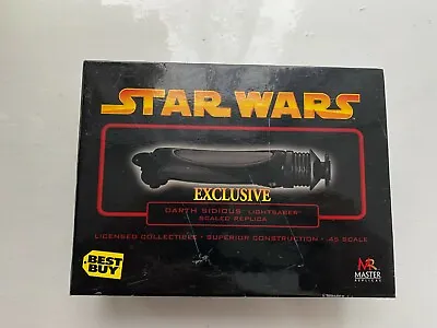 Star Wars Master Replicas .45 Scaled Darth Sidious Lightsaber Exclusive Sw-324 • $244.67