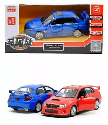 1:36 Subaru Wrx Sti 2010 Car Model Pullback Car Vehicle  Diecast Collection Toy • $19.95