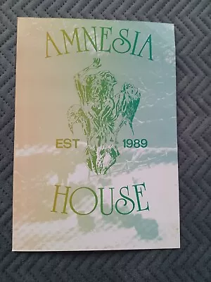 Acid House Rave Flyers 1990 Amnesia House Christmas Cracker Flyer • £0.99