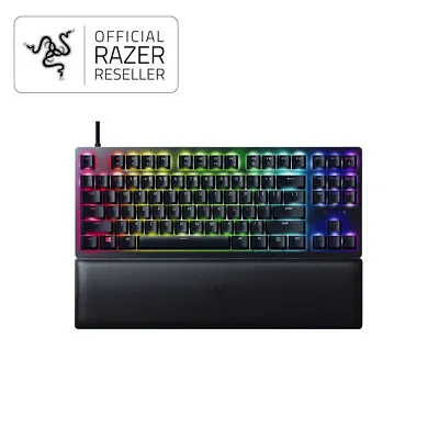 Razer Huntsman V2 Tenkeyless Optical Gaming Keyboard - Clicky Purple Switch • $189