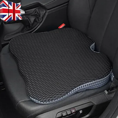 Memory Foam Thick Car Front Seat Cushion Office Chair Wedge Breathable Pad Mat Q • £15.94