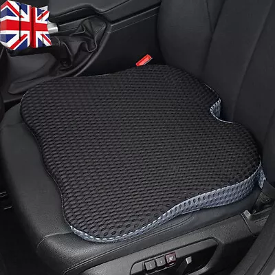 Memory Foam Thick Car Front Seat Cushion Office Chair Wedge Breathable Pad Mat T • £11.99