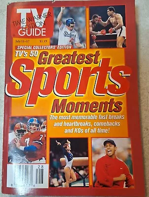 TV Guide July 11 1998 Greatest Sports Moments Special Collectors Edition  • $7.95