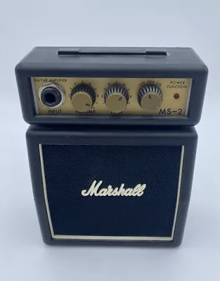 Marshall MS-2 Micro Amp 9V Battery Electric Guitar Mini Amplifier • $29.99