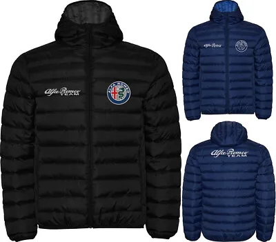 Alfa Romeo Quilted Jacket Blouson Giacca Chaqueta Veste Logos Embroidered • $51.97