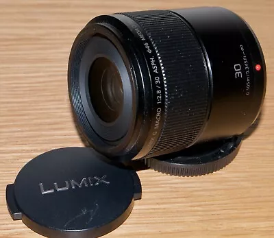 Panasonic Lumix G Macro 30mm F/2.8 Asph. Mega O.I.S Prime Lens Excellent • £170