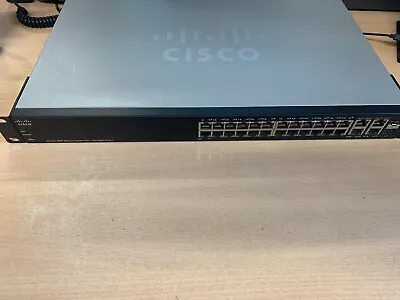 Cisco SG300-28PP  28-Port Gigabit PoE+ Managed Switch SG300-28PP • £75