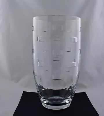 Waterford Crystal John Rocha Geo Oden 14” Vase - Mint • $285