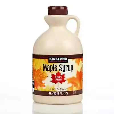 Maple Syrup Kirkland Signature 100% Pure Grade A Amber 1L • £13.99