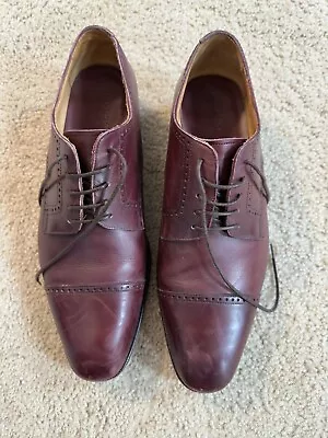 Meermin Derby Leather Shoes - Size 7.5 - Burgundy • $85