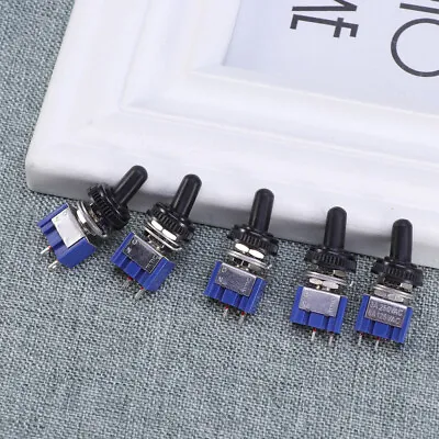 5 X Waterproof Small Toggle Mini 3 Position On/Off + 2P • $6.21