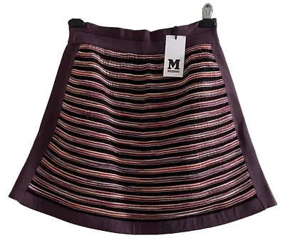 M. Missoni Italy Knit A-Line Skirt - Size 6 (44) - NWT • $50