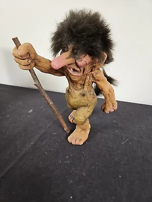 Troll Vtg Ny Form Norway NyForm? Doll Walking Stick 9  • $55