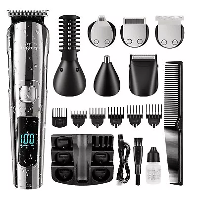 Beard Trimmer For Men - 19 Piece Mens Grooming Kit With Hair Clippers Electr... • $30.11