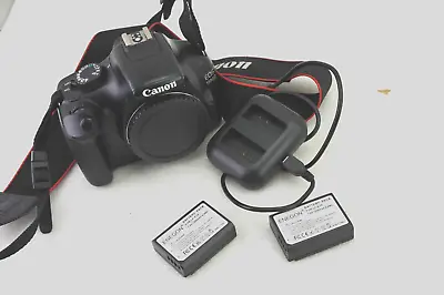 Canon EOS 1100D 12.2MP DSLR Camera Body Triggers/Shutter Count 6580 • £86.30