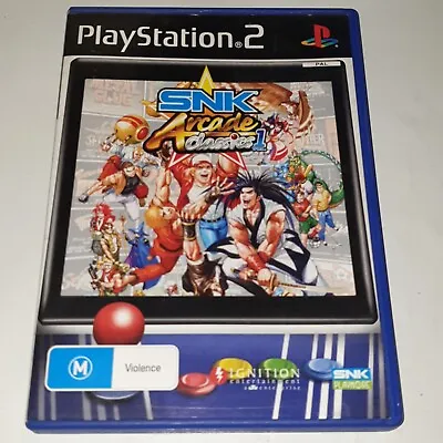 SNK Arcade Classics Vol.1 - PS2 / PlayStation 2 Game - No Manual - FREE POST  • $32.99