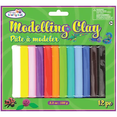 Modeling Clay 150g 12/Pkg Assorted • $7.75