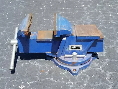 Central Forge 6  Swivel Vise With Anvil 63189 • $89.99